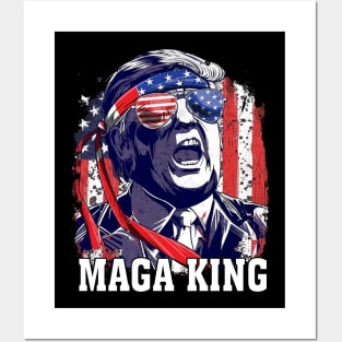 Anti Joe Biden Ultra Maga The Return Of The Great Maga King Posters and Art